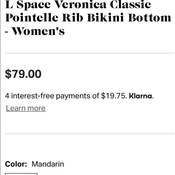 Lspace Veronica bikini bottoms NWOT - Picture 5 of 6